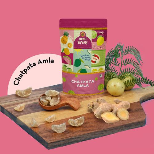 Chatpata Amla Bytes | Sun-dried Amla Snack | 100% Natural | 300 gms