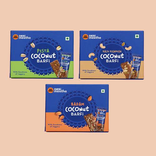 Assorted Meetha Barfi HORECA Pack Carton | 90 Boxes / Carton