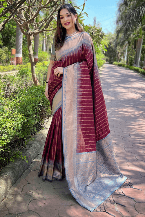 Pankti - Maroon (SAREE)