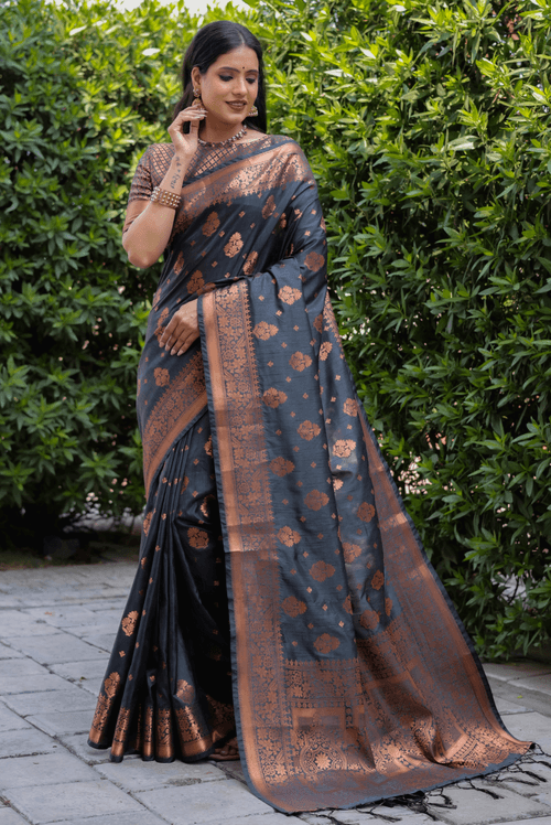 Jalpari - Navy Blue (SAREE)