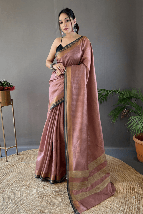 Vaidehi - Rose Gold (SAREE)