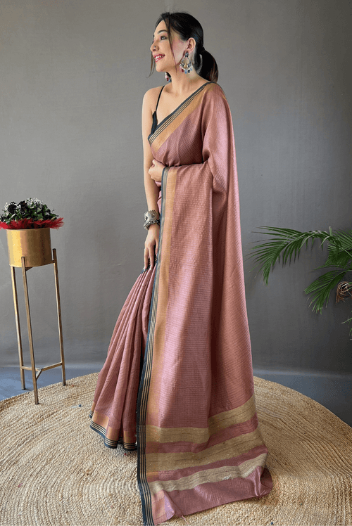 Vaidehi - Rose Gold (SAREE)