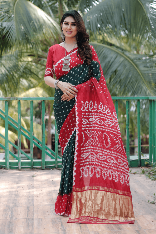 Anupriya - Red Green (SAREE)