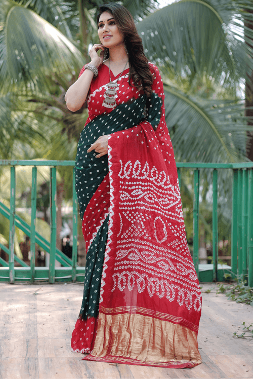 Anupriya - Red Green (SAREE)