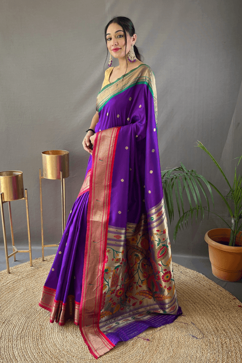 Kamal - Purple (SAREE)