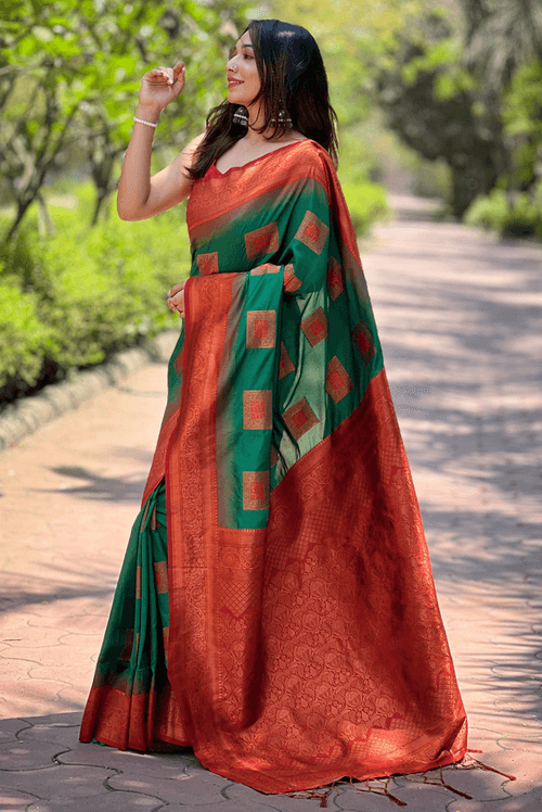 Choukhat - Green (SAREE)