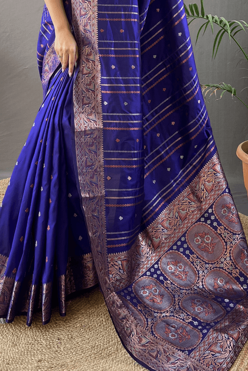 Nidhi - Royal Blue (SAREE)