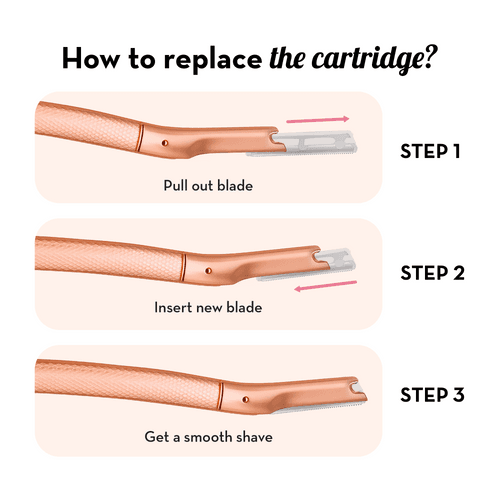 Reusable Metal Face Razor