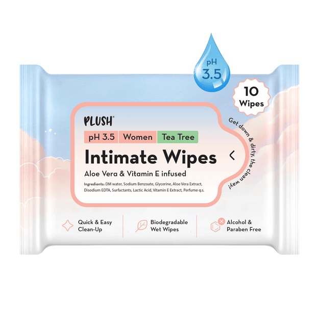 Intimate Play Wipes for Women - Tea Tree