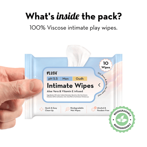 Intimate Play Wipes for Men - Oudh