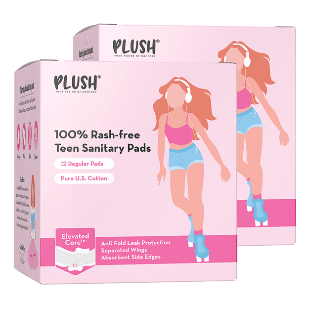 Teen Sanitary Pads - Pack of 2