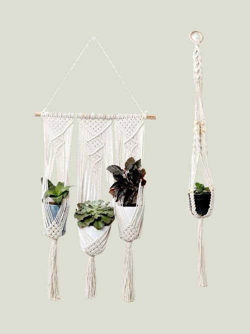 Macramé Plant Hanger Combo 1