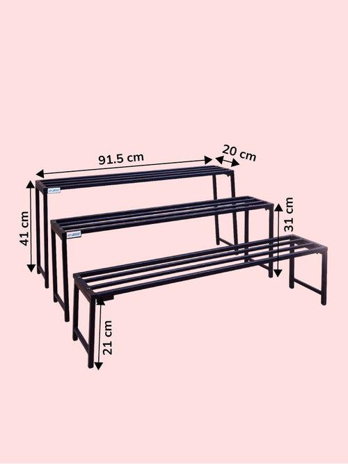 Cascade Plant Stand - 3 Step Plant stand | Rust Free | Heavy Duty