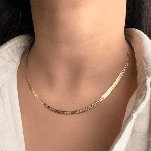 Meander Snake Necklace