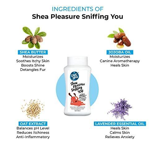 Shea Pleasure Sniffing You Moisturizing Oatmeal Dog Shampoo | 200ml (Pack of 4)