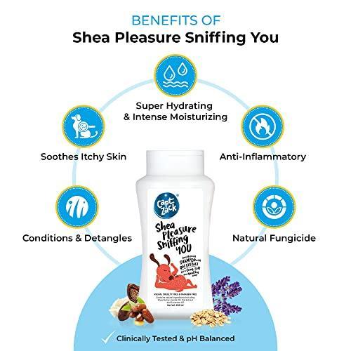 Shea Pleasure Sniffing You Moisturizing Oatmeal Dog Shampoo | 200ml (Pack of 4)