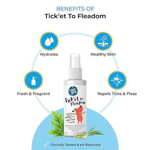 Grooming Combo of 5 - Barking up the Tea Tree 50 ml + Paw’sitively Smooth – 25g + My Coat Can Gloat - 100g + Tick’et to Fleadom – 50 ml + Shea Pleasure Sniffing You 50 ml