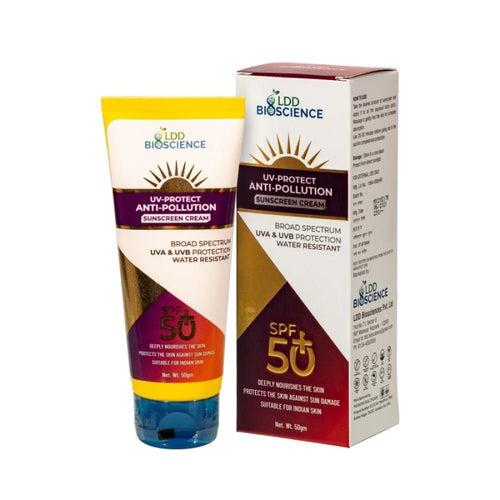LDD UV Protect Anti Pollution Sunscreem SPF 50+ (50g)