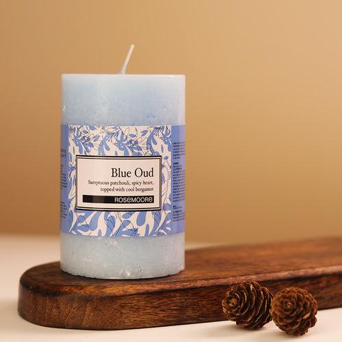 Rosemoore Blueoud Scented Pillar Candle 3x5 Inches