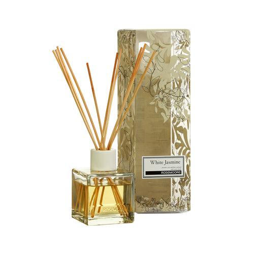 Rosemoore White Jasmine Scented Reed Diffuser & Refill Oil Combo