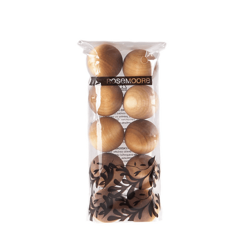 Rosemoore Vanilla Crème Scented Wooden Balls Pack of 10