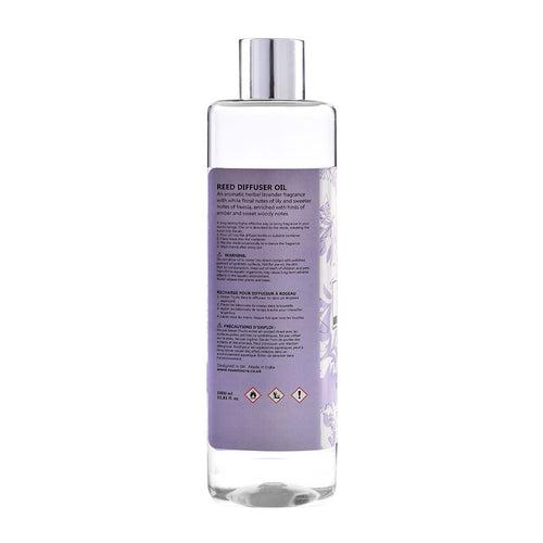 Scented Reed Diffuser & Reed Diffuser Refill Oil 1 Litre Lavender Blue