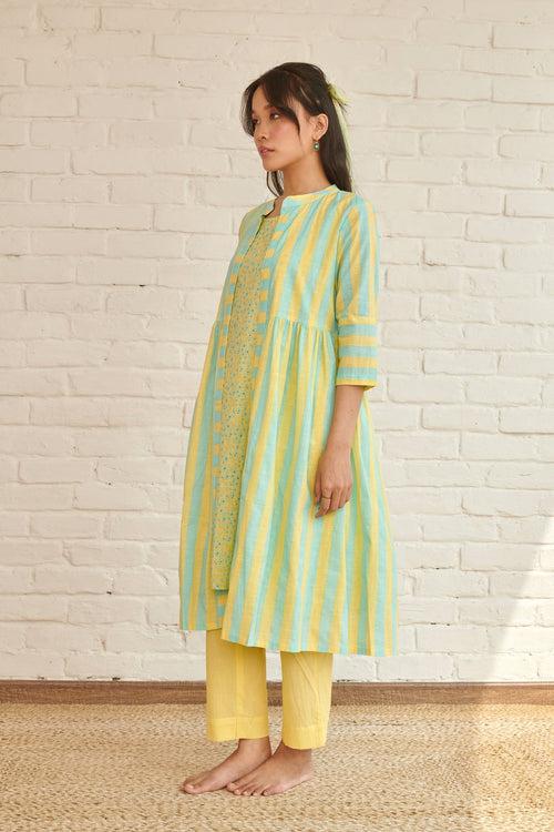 Yellow Salvia Kurta