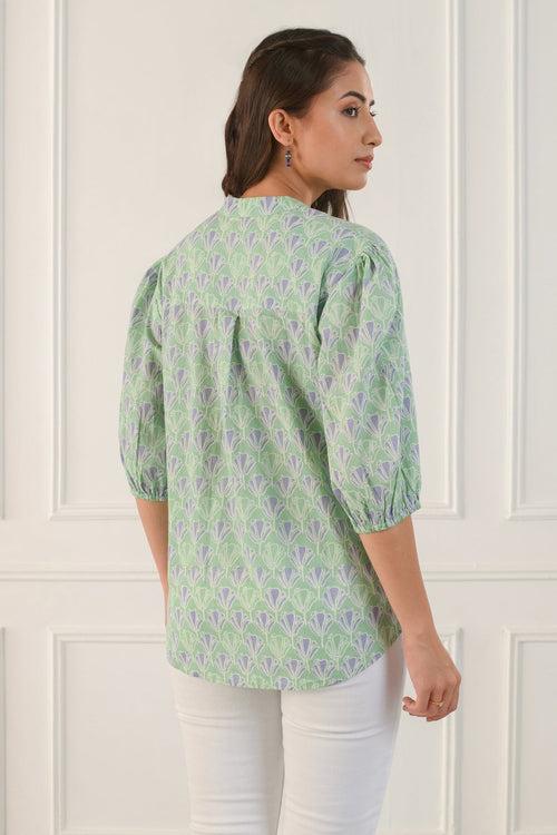 Green Tulip Shirt