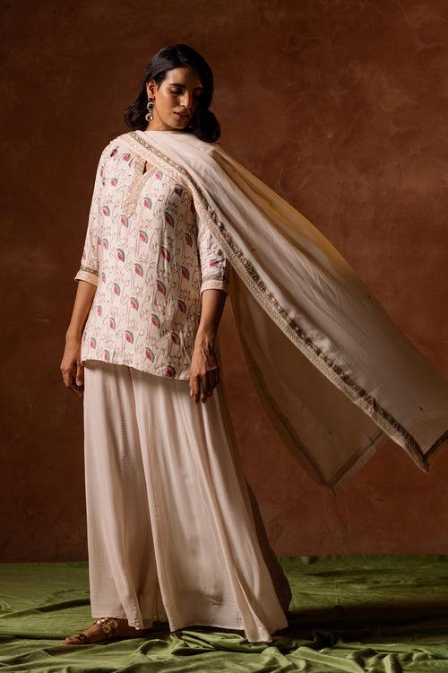 Kamal Kurta in Peach