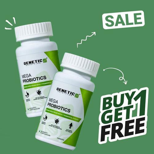 » Mega Probiotics | 7 Strains Of Probiotics With 25 Billion CFUs - 30 Capsules (100% off)