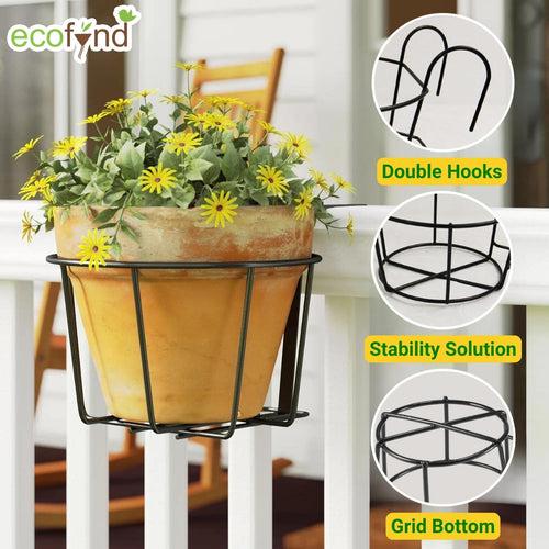 Round Metal Hanging Flower Pot Stand