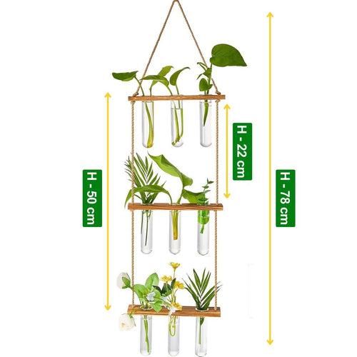 3-Tier Wall Hanging Test Tube Planter