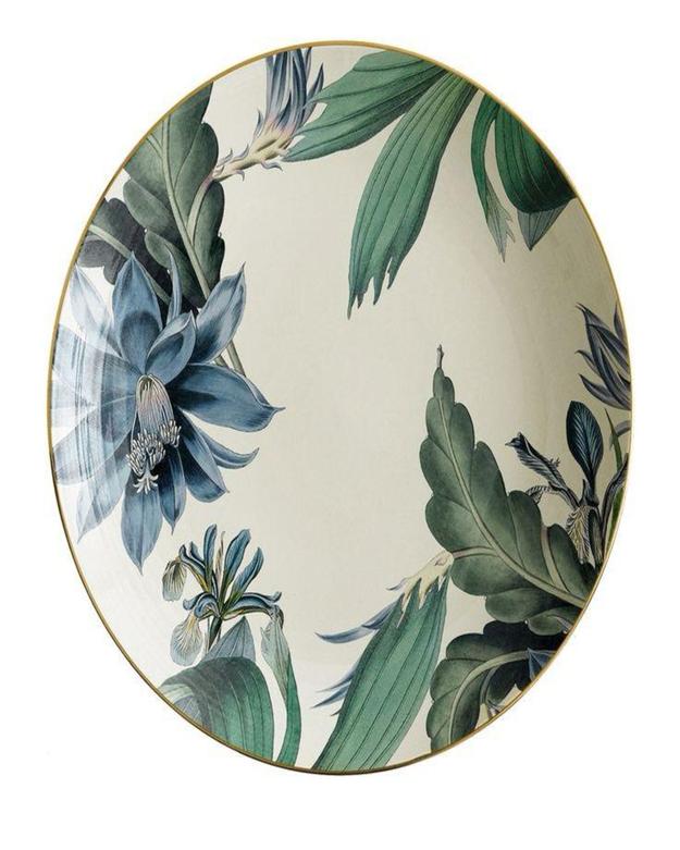 Art Porcelain Leaf Plates Set