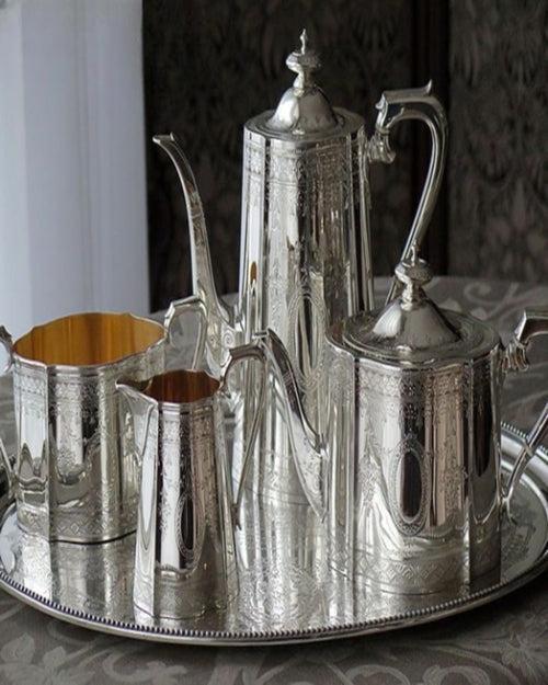 Embrace Fusion Silver / Plated  Tea Set