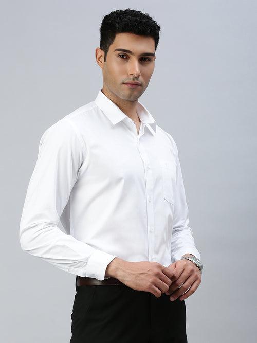 Mens Stain Proof White Shirt - Clean White