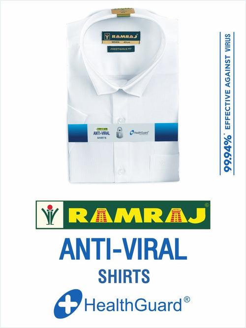 Mens Anti-Viral Cotton Care White Shirt