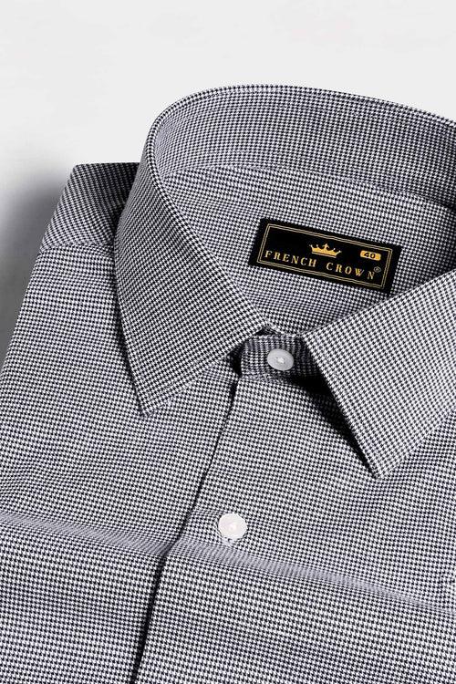 Comet Gray Houndstooth Shirt