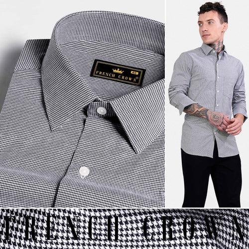 Comet Gray Houndstooth Shirt