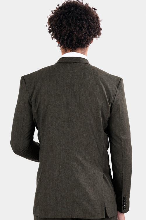 Mine Brown Wool Rich Blazer