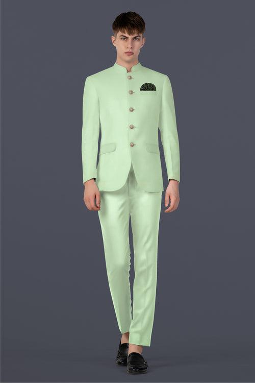 Pixie Green Bandhgala Suit