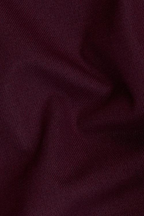 Tamarind Maroon Wool Rich Designer Blazer