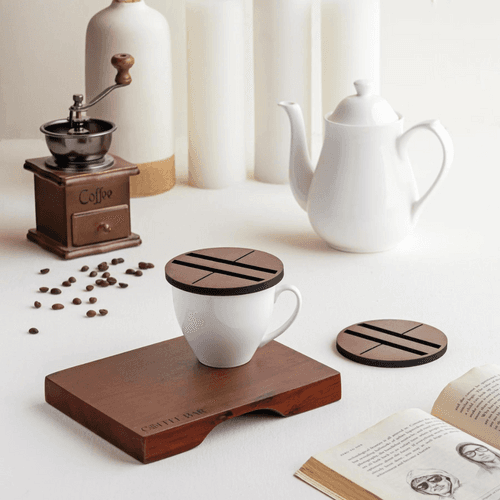 ARTISANAL COFFEE COASTERS SET