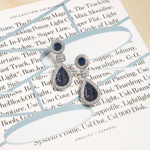 Sapphire Splendor Earrings