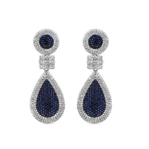 Sapphire Splendor Earrings