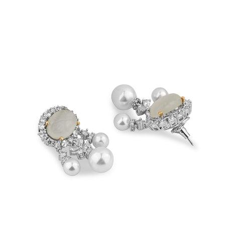 Jade Blossom Earrings