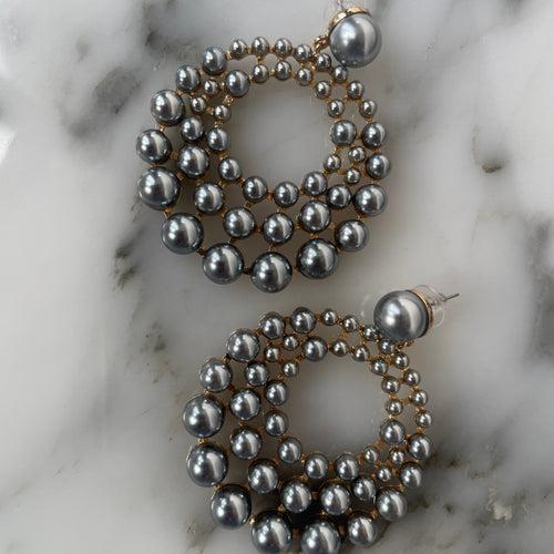 Chopar Earrings (Grey)