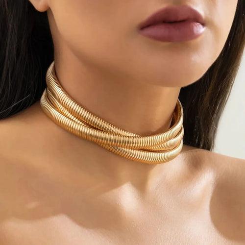 Greek Goddess Choker (Yellow)