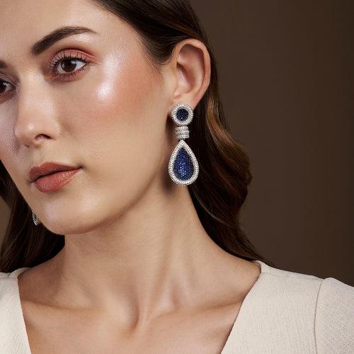 Sapphire Splendor Earrings