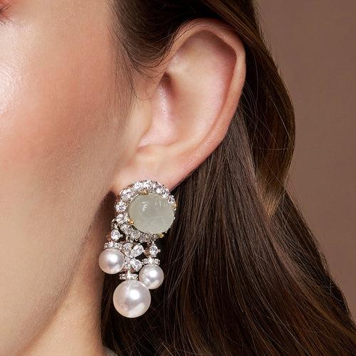 Jade Blossom Earrings
