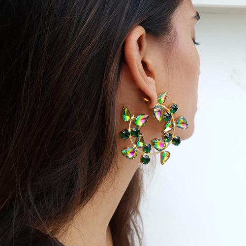 Poppy Earrings (Green)